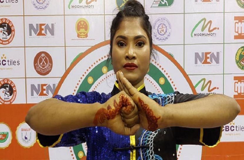 ছবি- স্বর্ণ জিতলেন বাংলাদেশের মর্জিনা