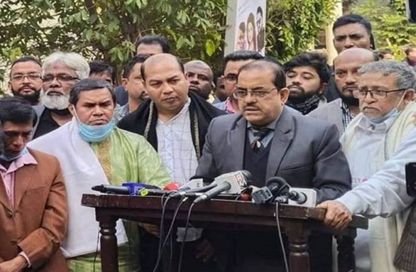আন্দোলনে চলচ্চিত্রের ১৮ সংগঠনের নেতারা (ছবি: সংগৃহীত)