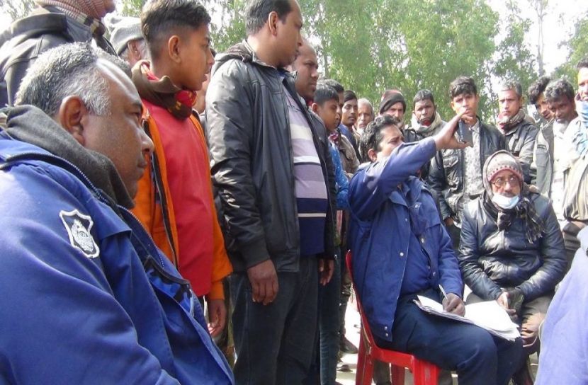 ঠাকুরগাঁওয়ে সেনুয়া ইউনিয়নে নৌকার নির্বাচনী অফিসে আগুন
