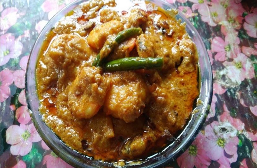 চিংড়ি মাছের কোরমা