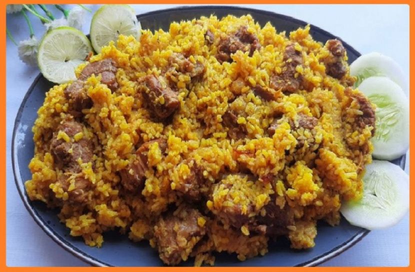 গরুর মাংসের কিমা খিচুড়ি