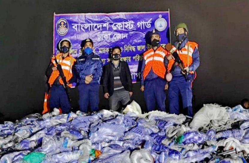 মুন্সীগঞ্জে ২ কোটি ৩০ লাখ মিটার অবৈধ কারেন্ট জাল জব্দ
