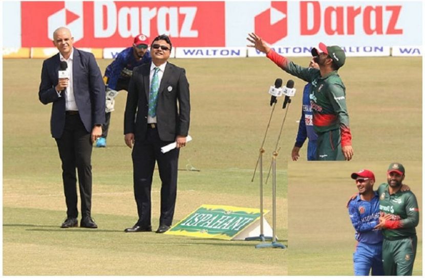 আফগানিস্তানের বিপক্ষে টস জিতে ব্যাটিংয়ে বাংলাদেশ