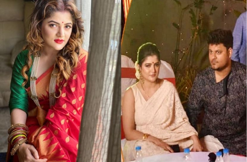 প্রকাশ্যেই প্রেমিকের সঙ্গে শ্রাবন্তী