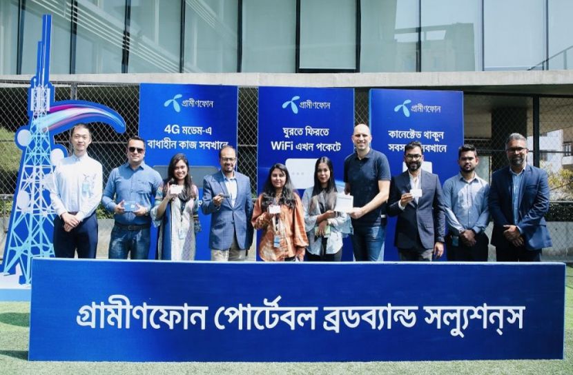 মোবাইল ব্রডব্যান্ড পোর্টফোলিও নিয়ে এল গ্রামীণফোন