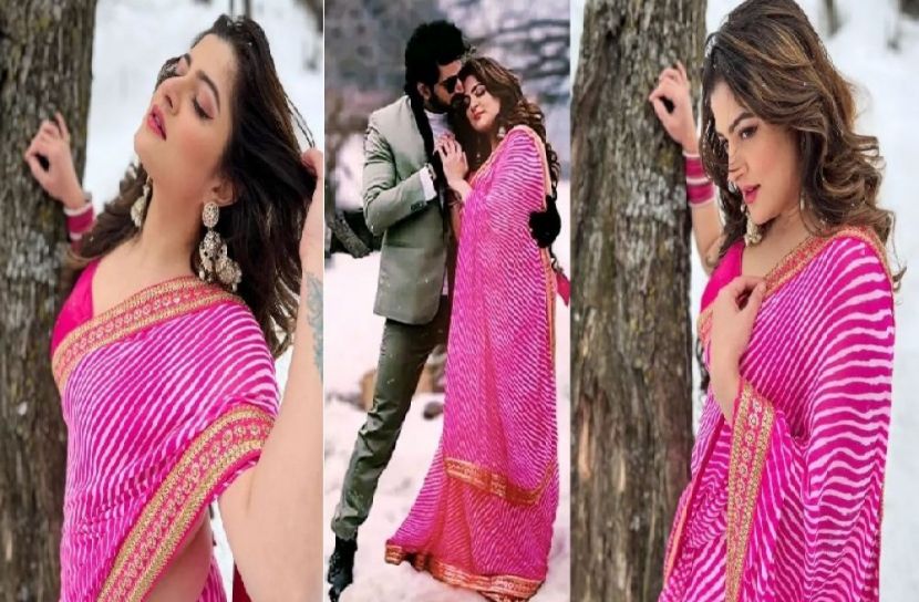 কাশ্মীরে রোমাঞ্চে মজেছেন শ্রাবন্তী!