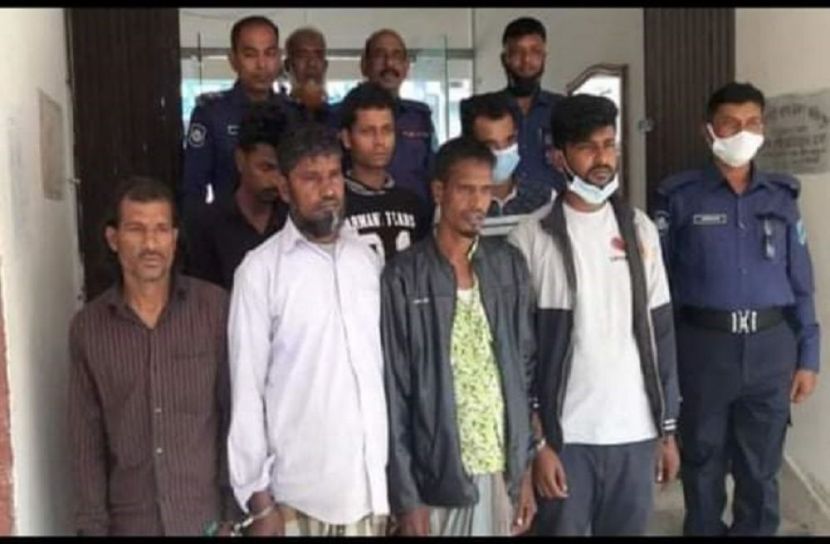 বোয়ালমারীতে সড়কের কাজে চাঁদা দাবির মামলায় গ্রেফতার কলেজ ছাত্র