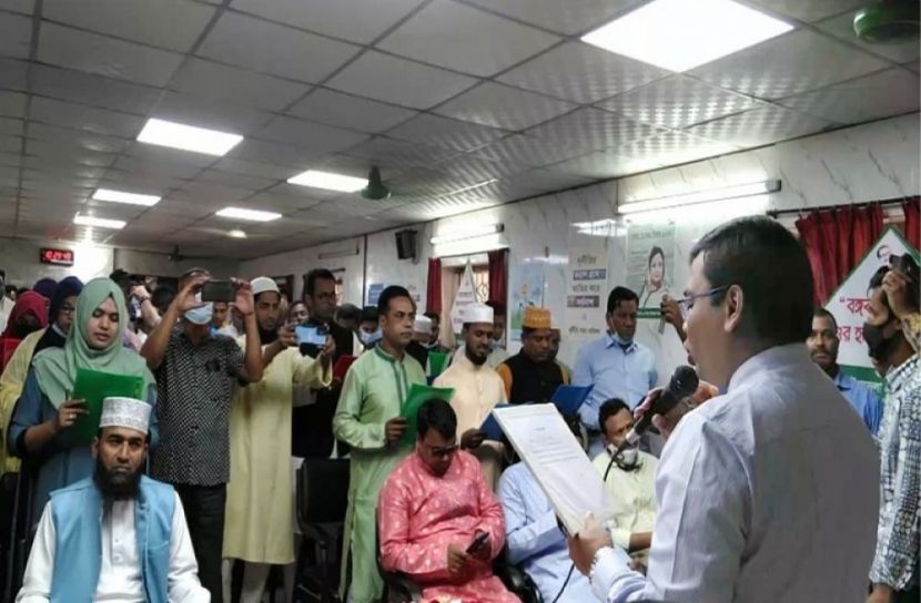 কোম্পানীগঞ্জের ৯৬ ইউপি মেম্বার শপথ গ্রহণ