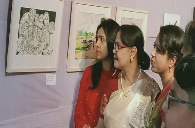 ফরিদপুরে চলছে ৩ দিনব্যাপী চিত্র প্রদর্শনী