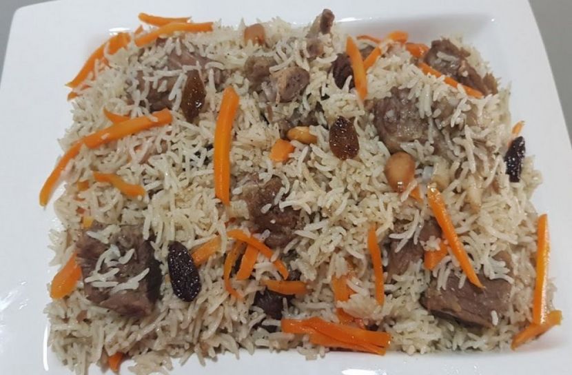 বিফ আফগানি পোলাও