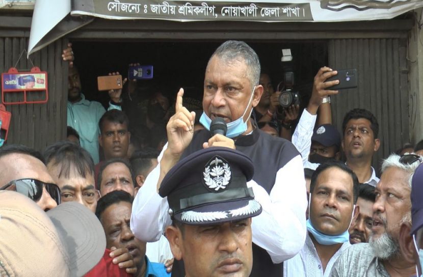 লাগাম ধরেন ওবায়দুল কাদেরকে উদ্দেশ্য করে এমপি একরাম