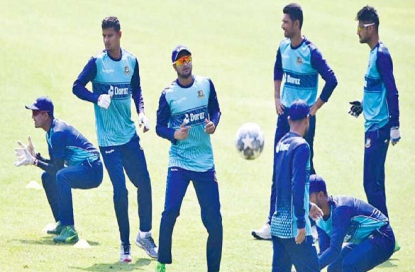 দক্ষিণ আফ্রিকায় জয়ের খোঁজে অনুশীলনে ব্যস্ত বাংলাদেশ দল