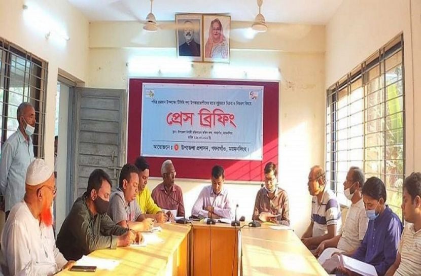 গফরগাঁওয়ে উপজেলা প্রশাসনের প্রেস ব্রিফিং