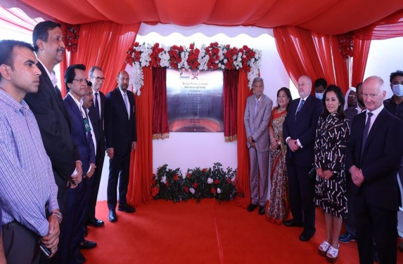 বার্জার ফসরকের আধুনিক কনস্ট্রাকশন কেমিক্যাল প্ল্যান্ট উদ্বোধন