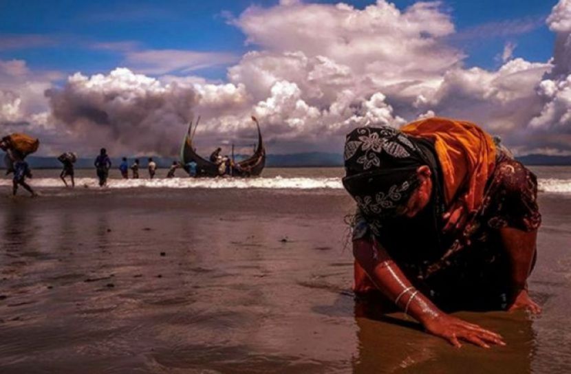 রোহিঙ্গাদের ওপর দেশটির সেনাবাহিনীর চালানো সহিংসতা গণহত্যা (ছবি: সংগৃহীত)