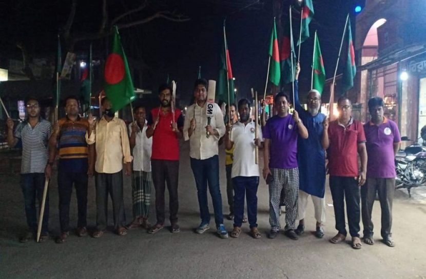 ক্রিকেটের জয়ে গৌরীপুরে আনন্দ মিছিল