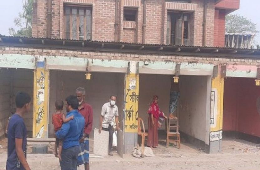 গাইবান্ধায় স্বাস্থ্য কেন্দ্রের জায়গার স্থাপনা উচ্ছেদ