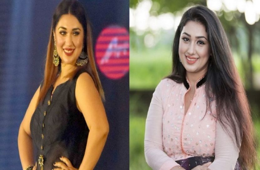 র‍্যাম্পে হাঁটলেন অপু বিশ্বাস