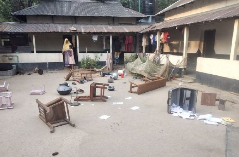 ভালুকায় বসতবাড়িতে হামলা ভাঙচুর-লুটপাট, আহত ৪