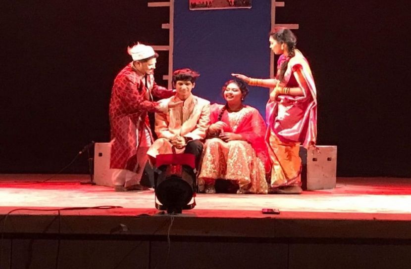 ফেনী থিয়েটার মঞ্চে মলিয়ঁর'র হাঁসির নাটক পেজগী