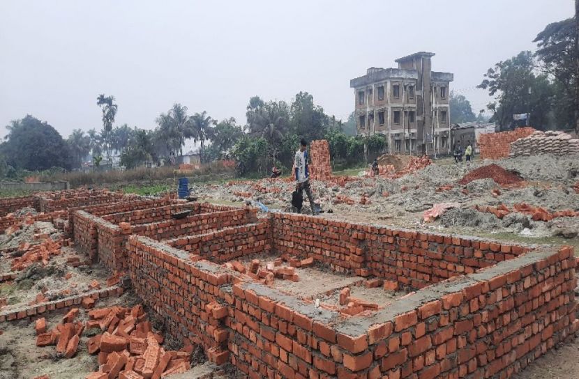 কোম্পানীগঞ্জে আশ্রয়ণ প্রকল্পের ঘর নির্মাণে অনিয়ম