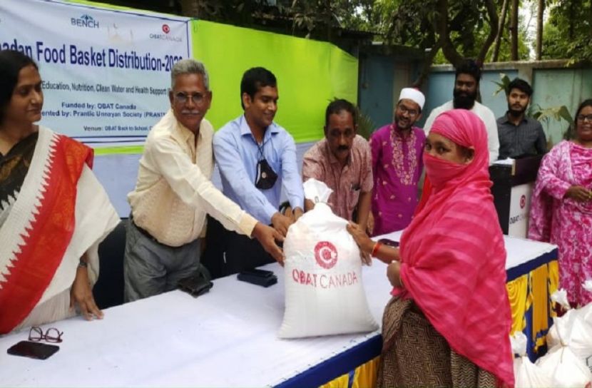 সৈয়দপুরে দুস্থদের খাদ্য সহায়তা দিলো ওব্যাট