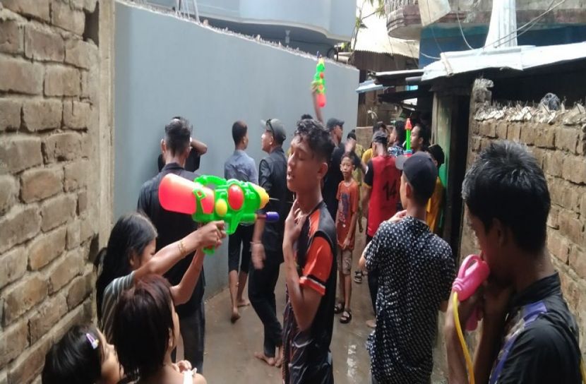 রাখাইন পল্লীতে জলকেলি উৎসব রোববার