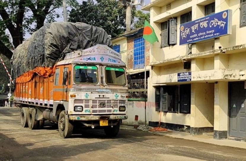 হিলি স্থলবন্দর (ছবি: সংগৃহীত)