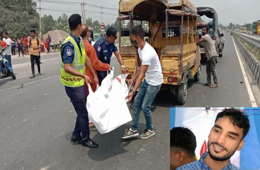 চেয়ারম্যানের শপথ অনুষ্ঠান থেকে ফেরার পথে নিহত রেজাউল (২৮)