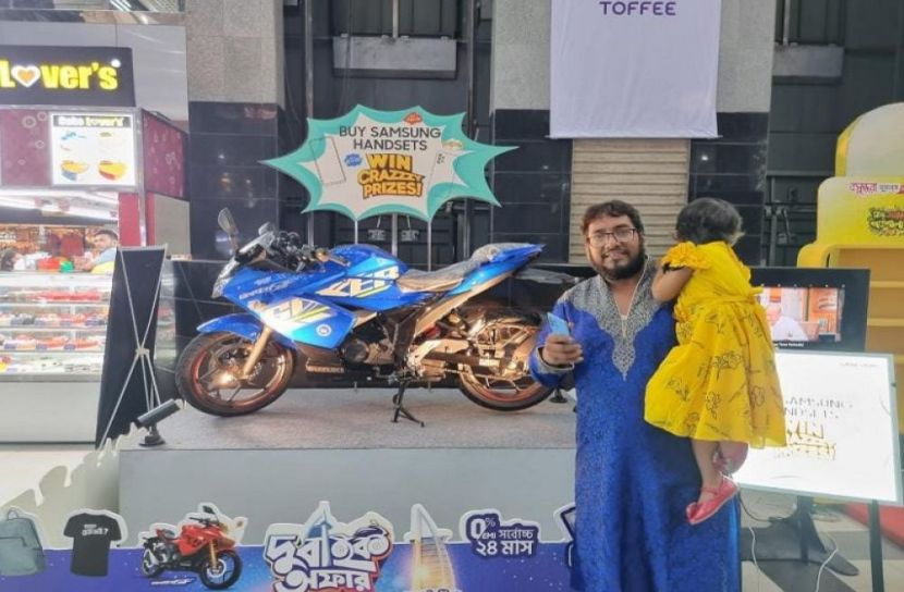 জিতে নিলেন সুজুকি জিক্সার এসএফ ১৫০