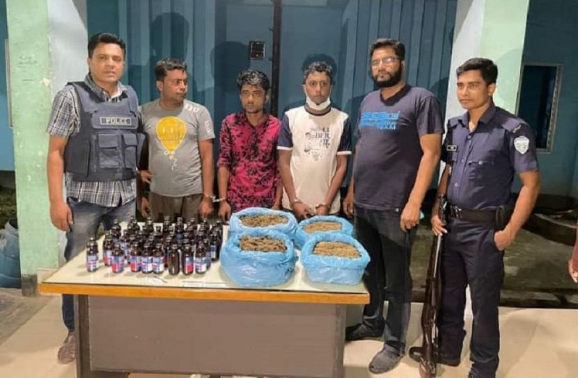 বেগমগঞ্জে মাদকসহ গ্রেফতার ৩