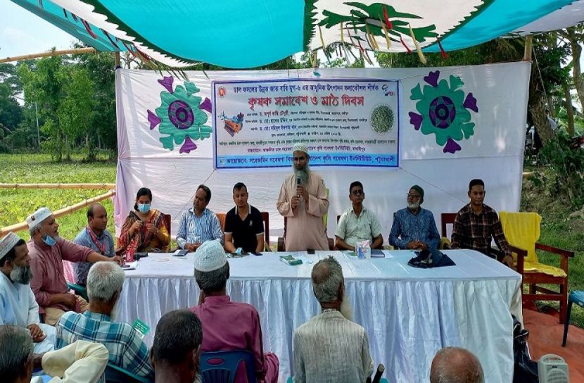 বাউফলে কৃষক সমাবেশ ও মাঠ দিবস অনুষ্ঠিত