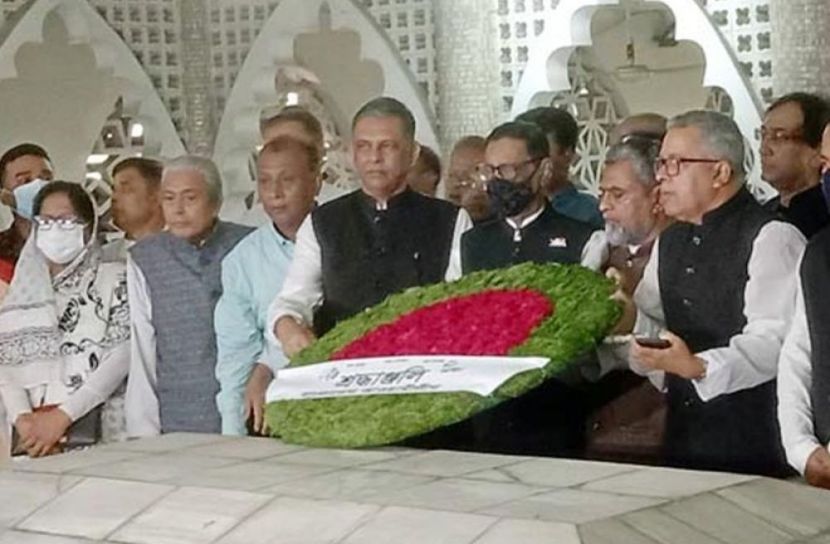 শ্রদ্ধা নিবেদন করেছে আওয়ামী লীগ (ছবি: সংগৃহীত)