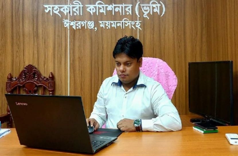 ঈশ্বরগঞ্জে নতুন এসিল্যান্ড মাহবুবুর রহমান 