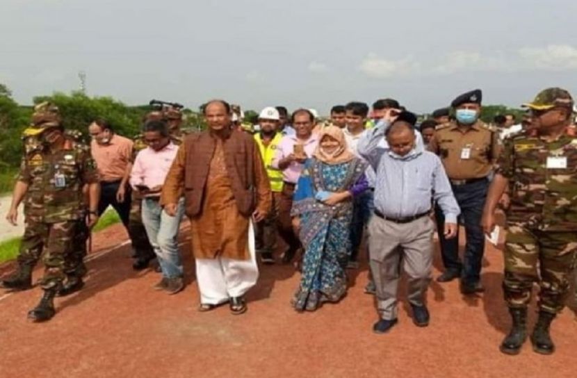 পদ্মাসেতুর রেল পথ পরিদর্শনে শিবচর-ভাঙ্গায় রেলমন্ত্রী