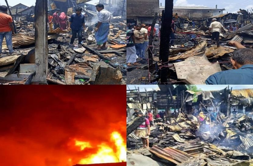 বরগুনায় অগ্নিকান্ডে প্রায় ৩০ কোটি টাকার ক্ষতি
