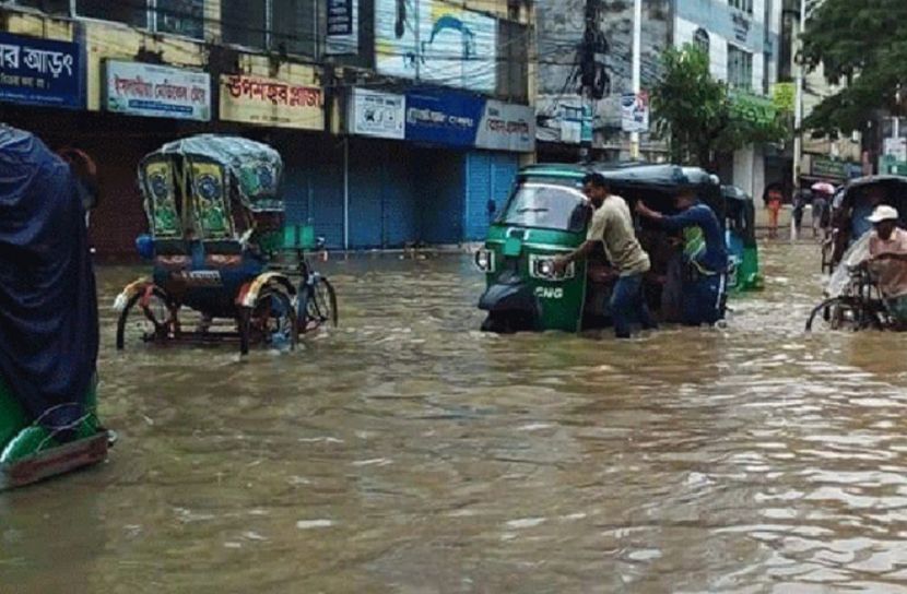 সিলেটে বন্যা পরিস্থিতির অবনতি (ছবি: সংগৃহীত)