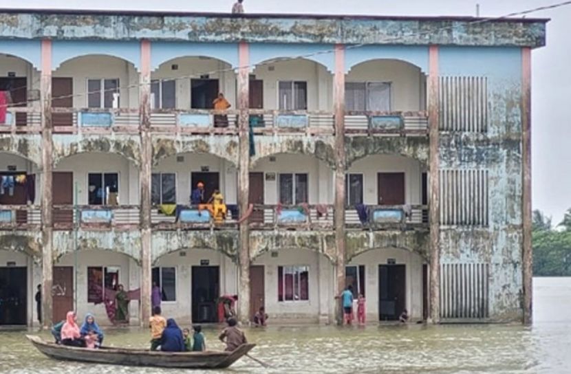 সিলেটে বন্যা পরিস্থিতির অবনতি (ছবি: সংগৃহীত)