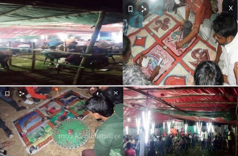 ইসলামপুরে মেলার নামে রাতভর জুয়া-মাদকসেবন