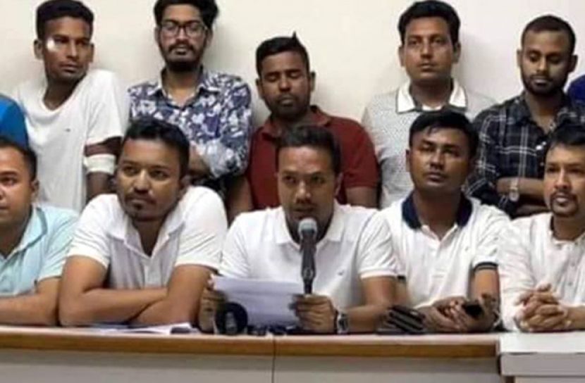 ছাত্রদলের  সংবাদ সম্মেলন (ছবি: সংগৃহীত)