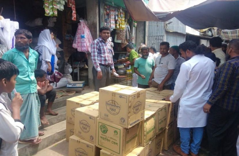 মুন্সীগঞ্জে চার হাজার লিটার সয়াবিন তেল জব্দ