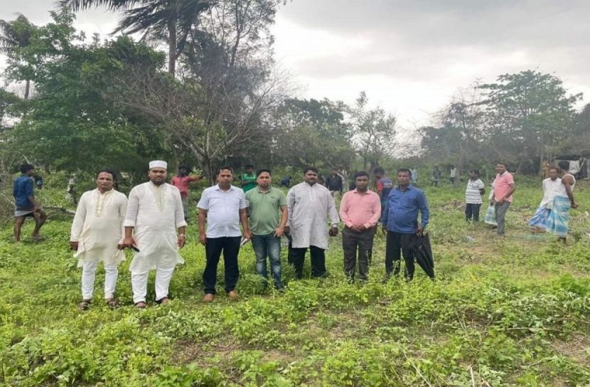 ভূমিহীনের জন্য সরকারি জমি দখল মুক্ত করল ইউএনও