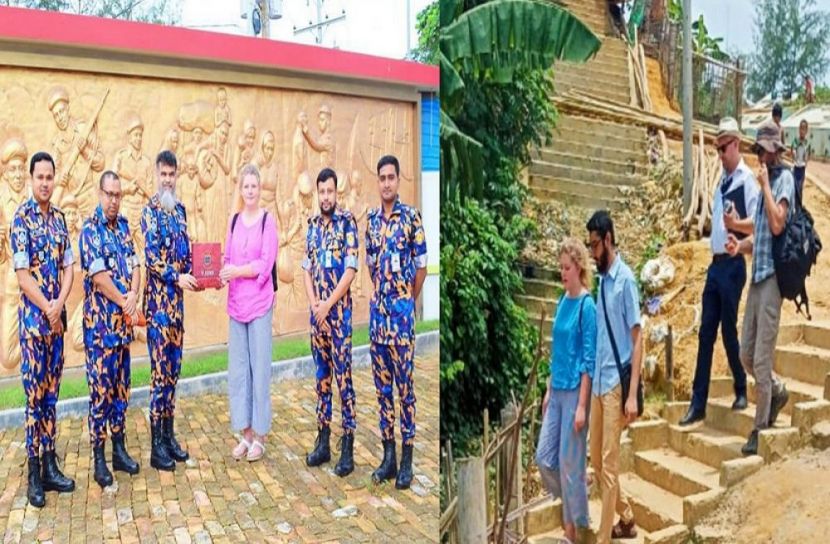 রোহিঙ্গা ক্যাম্প পরিদর্শনে ব্রিটিশ হাইকমিশনের প্রতিনিধিদল