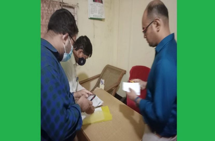 ঈশ্বরগঞ্জে ডায়াগনস্টিক সেন্টারে স্বাস্থ্য বিভাগের অভিযান