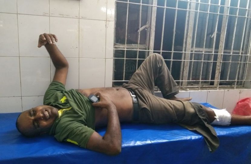 গৌরীপুরে রাতে দুর্বৃত্তদের হামলায় ব্যবসায়ী গুলিবিদ্ধ