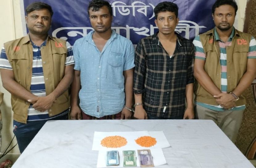 খাইরুল ইসলাম আজাদ ও মো. সাজিদ হোসেন পয়েল (ছবি: সান নিউজ)