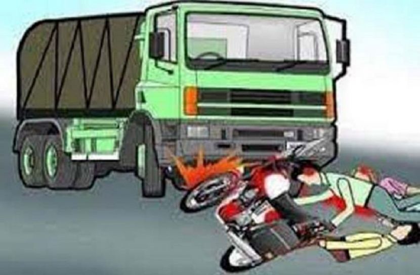 ট্রাক-মোটরসাইকেল সংঘর্ষে নিহত ২