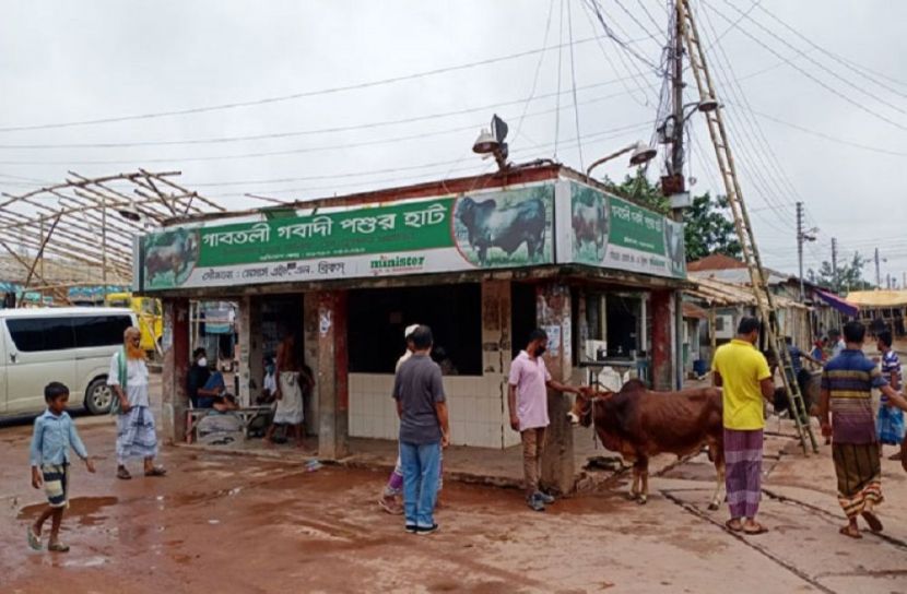 গাবতলী হাটে চলছে প্রস্তুতি