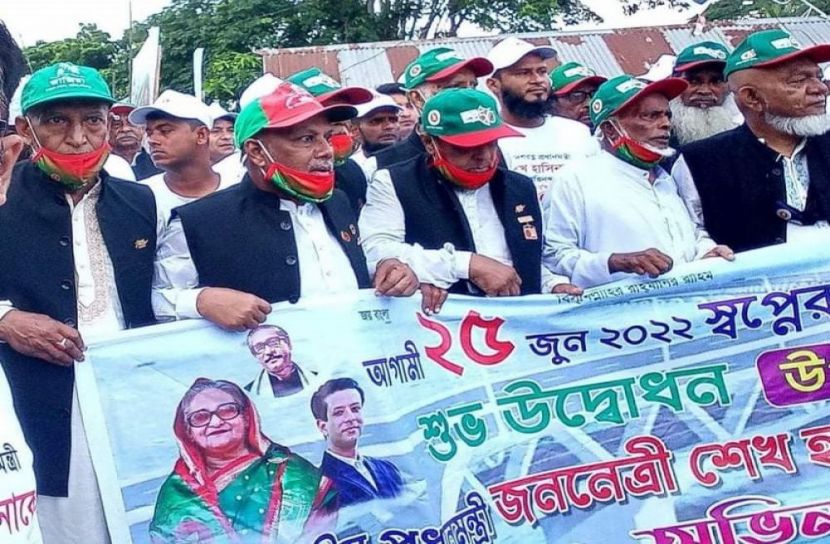 পদ্মা সেতু শেখ হাসিনা’র প্রত্যয়ের ফসল