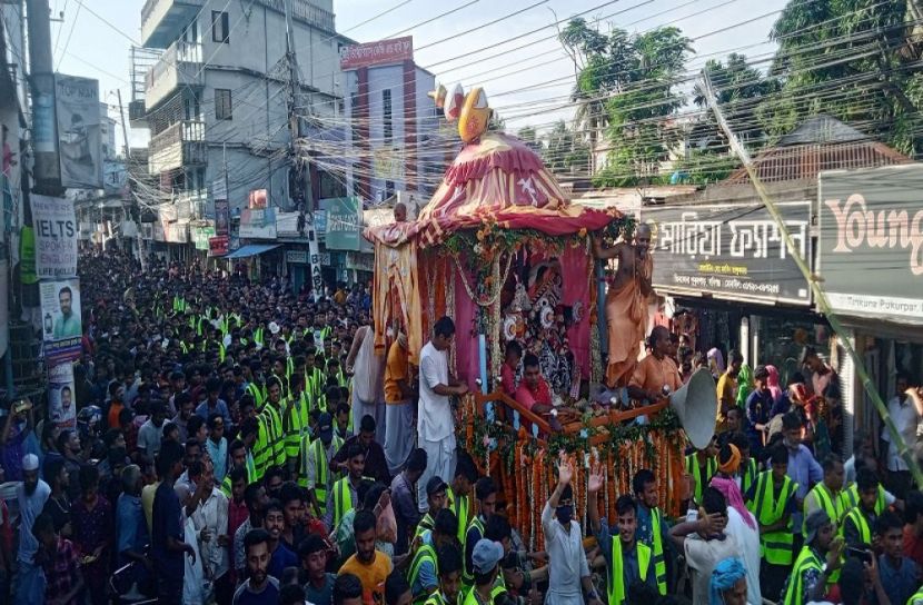 হবিগঞ্জে শ্রীশ্রী জগন্নাথদেবের রথযাত্রা মহোৎসব